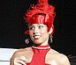 Diva Alicia Keys red pants tight and hot cameltoe